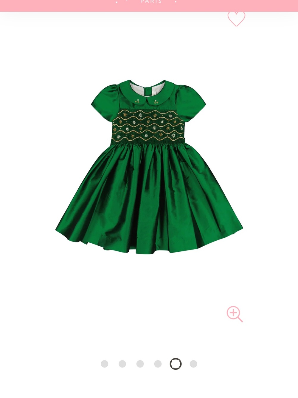 Emerald Green Holiday Party Dress for Girls